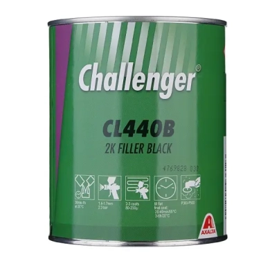 Challenger CL440Β 2K VOC Performance Filler Μαύρο 1lt