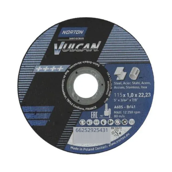 Norton Vulcon Δίσκος Κοπής και Λείανσης 115mm